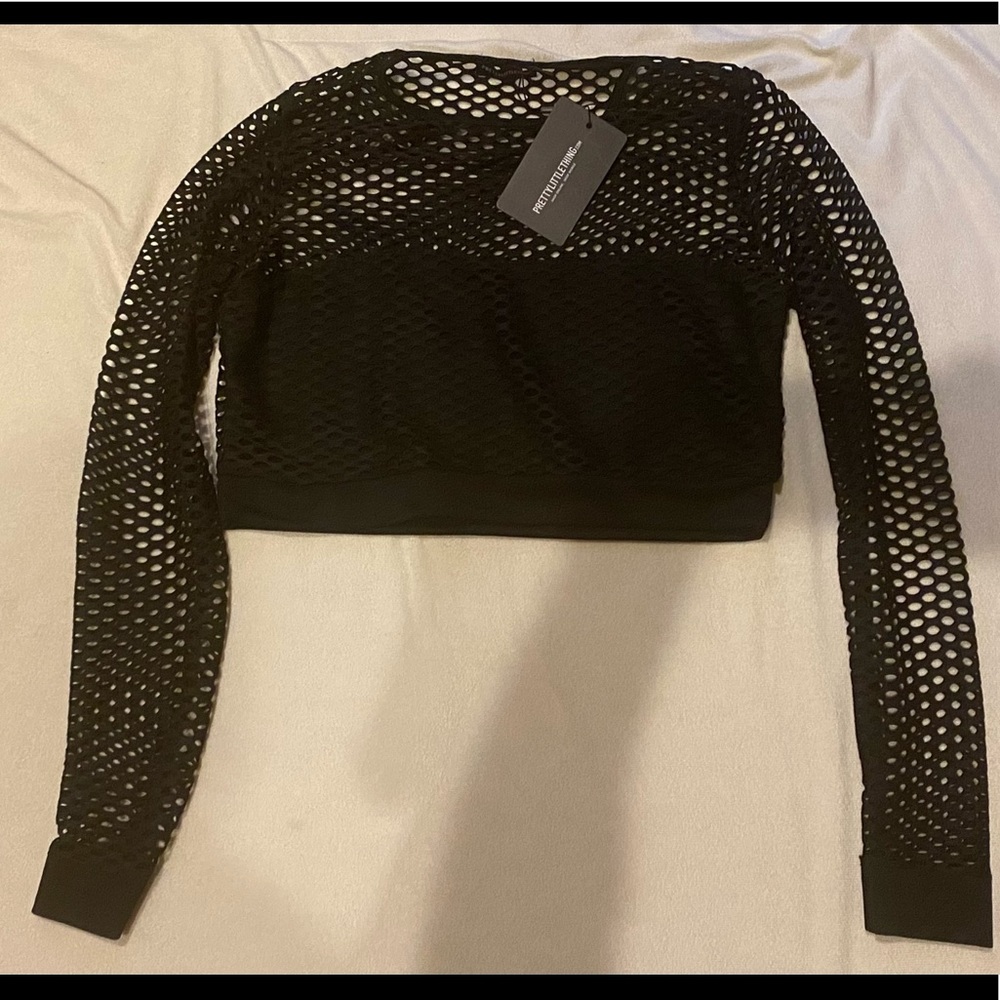 NWT mesh, crop top